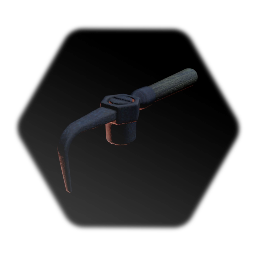 Wood and Rusty Metal Handle