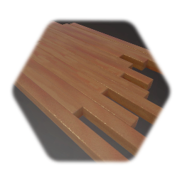Wooden floorboards