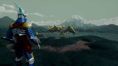 Jet Jaguar vs Ghidorah