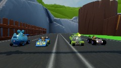 Log Raceway Player vs CPU