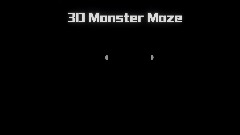 3D Monster Maze