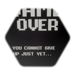 UNDERTALE-GAME OVER