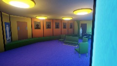 Tracy Island villa lounge