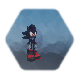 Shadowfan the hedgehog model v3