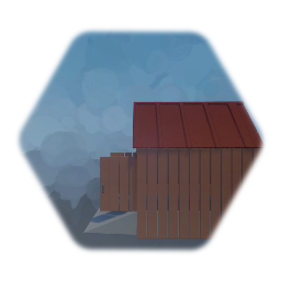 Shed.  Doors open / closed