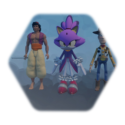 Oldum77 Heroes Aladdin Woody And Blaze