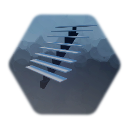 Floating-tile Stairs