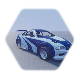 BmW Drift Car (Real Dimension body model)