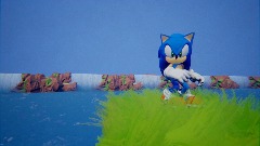 Play as Sonic and finish Green Hill in 30 seconds!