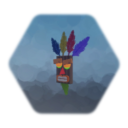 Crash Bandicoot Aku Aku power pick-up