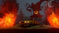 Car Destroy Halloween