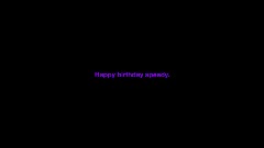 Happy birthday Speedy