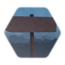 old wooden Crossroad sign