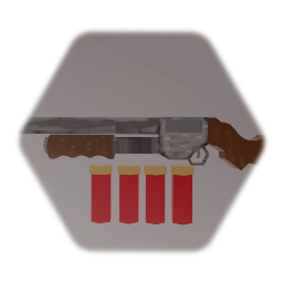 Retro single barrel pump shotgun