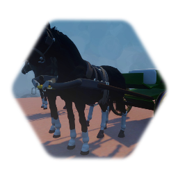 馬車と馬　Carriage