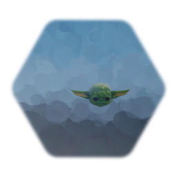 Baby yoda head