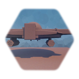 Space Ship Cruiser Blank