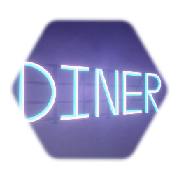Diner Decor: Neon Diner Sign