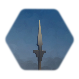 Winged Spear With Piering Head