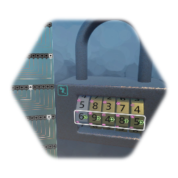 Simple lock with 5 numbers (Working)