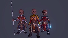 Dora Milaje (Ayo, Okoye, Nakia)