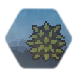 Pixel Art Durian Fruit