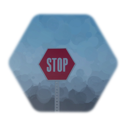 Simple stop sign