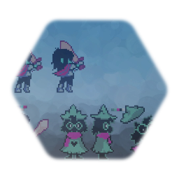 Deltarune battle sprites