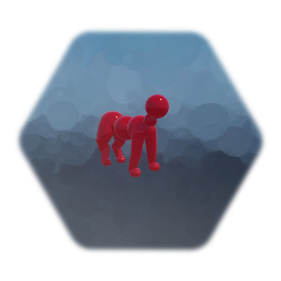 Four legged puppet template