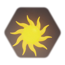 cartoony  sun