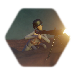 German soldier WW2 (MG42)