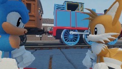Tails's first time on a train