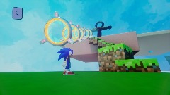 Sonic in bikini bottom