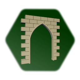Gothic Interlocking Archway Wall