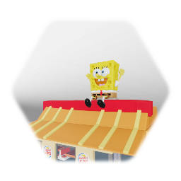 SPONGBOB INFLATABLE 2004 BURGER KING