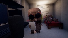 Sackboy watches tiktok