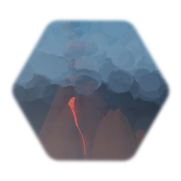 Remix of Background Volcano