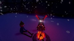 [AY] a winter campfire