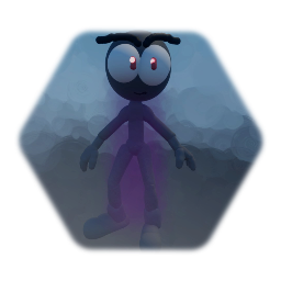 Dark Daniele Character puppet 3D Platformer