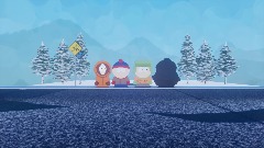 South Park into but the bus didn't came and Cartman is gone