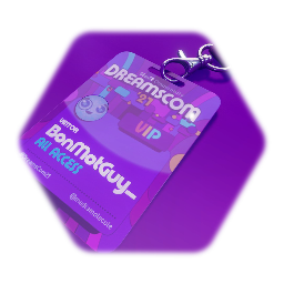 My #DreamsCom21 Lanyard