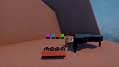 Guitar hero logic test scene.