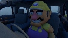 wario crashes into shrek