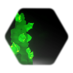 Glowing crystal rock stalagmite/Stalagtite