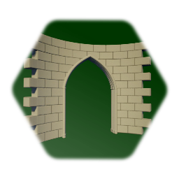 Rounded Interlocking Corner Wall & Archway
