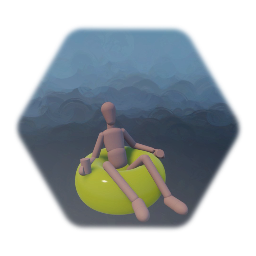 Dude on a rubber ring