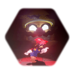 The Wario Apparition but The blank puppet