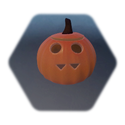 Simple vampire pumpkin