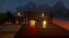 A romantic coffee date