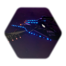 Space Ship with Beech-inspired Greebling